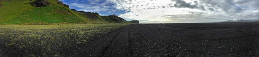 Lone walk (panorama)