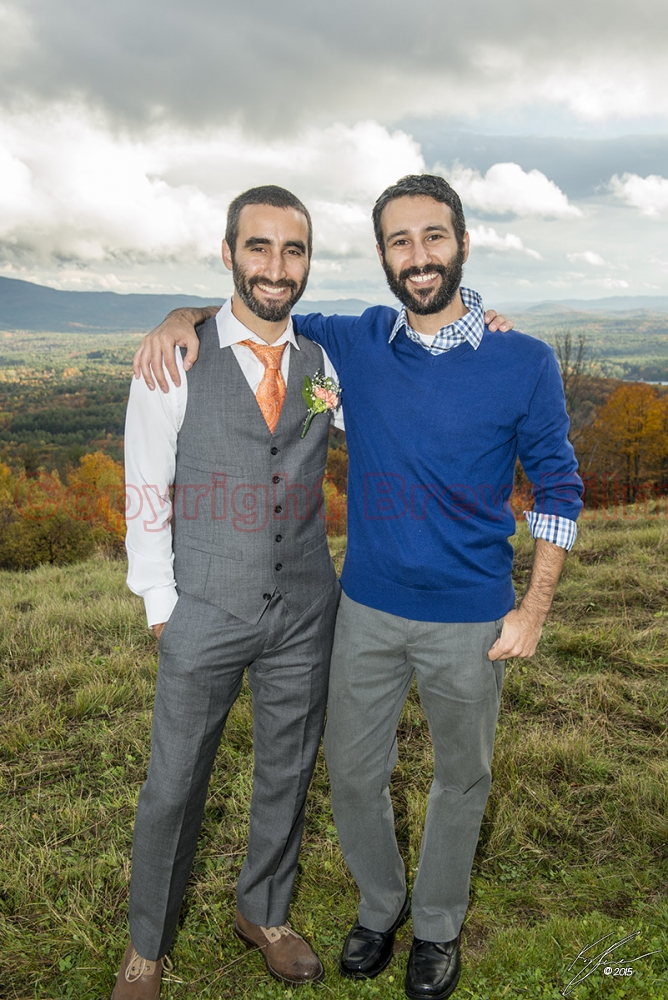 Groom and brother